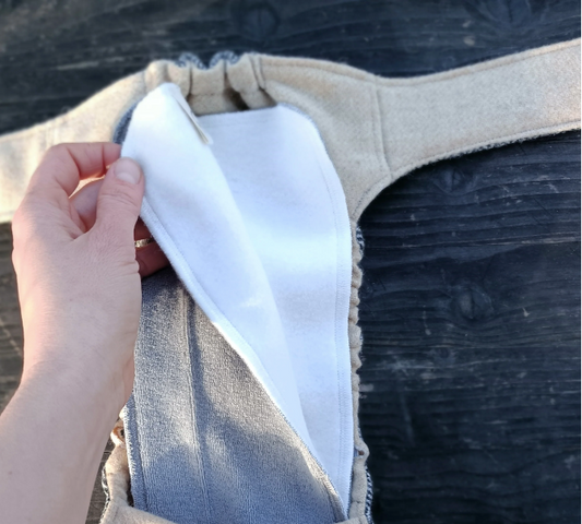 Langt innlegg úr lífrænni bómull og hemp